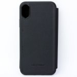 Ferrari Heritage W Genuine Leather Booktype Case - кожен калъф (естествена кожа), тип портфейл за iPhone XS, iPhone X (черен) 1