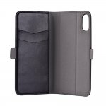 Devia Magic Case - кожен калъф, тип портфейл с отделящ се кейс и поставка за iPhone XS, iPhone X (черен) 1