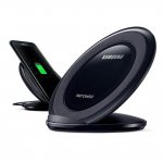 Samsung Inductive Wireless Fast Charge Stand NG930TB - поставка (пад) за безжично захранване с 2.1А захранване и MicroUSb кабел за QI съвместими устройства (черен) 2
