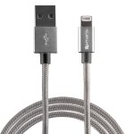 4smarts MFI RapidCord Lightning Data Cable 2m. - сертифициран lightning кабел (200 см.) за iPhone, iPad и iPod с Lightning вход (сив) 1