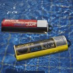 AquaJam AJ2 Waterproof IPX7 Speaker - водоустойчив безжичен спийкър с микрофон и вградена батерия за мобилни устройства (червен) 5