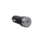 Artwizz CarPlug 3А USB-C 18W Pro (Quick Charge) - зарядно за кола с USB-C изход за зареждане на мобилни устройства с USB-C (черен) 3