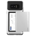 Verus Damda Glide Case - висок клас хибриден удароустойчив кейс с място за кр. карти за Samsung Galaxy Note 8 (сребрист) 2