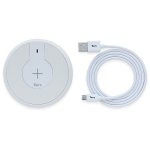Torrii Bolt Wireless Charging Hub - поставка (пад) за безжично захранване за QI съвместими устройства и зареждане на до още 3 устройства чрез кабел (бял) 3