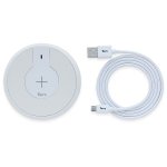 Torrii Bolt Wireless Charging Hub - поставка (пад) за безжично захранване за QI съвместими устройства и зареждане на до още 3 устройства чрез кабел (бял) 3