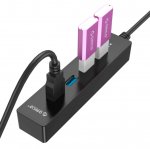 Orico USB 3.0 4-Port Hub - 4 портов USB хъб за MacBook и преносими компютри (черен) 2