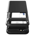 Verus Damda Glide Case - висок клас хибриден удароустойчив кейс с място за кр. карти за iPhone 8 Plus, iPhone 7 Plus (тъмносив) 3