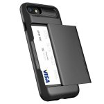Verus Damda Glide Case - висок клас хибриден удароустойчив кейс с място за кр. карти за iPhone 8 Plus, iPhone 7 Plus (тъмносив) 1