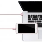 Verus Sync and Charge Lightning - плетен Lightning кабел за iPhone, iPad, iPod (розово злато) 4