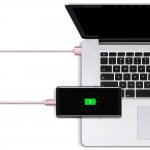 Verus Type-C Cable 3.0 - плетен USB-C кабел за мобилни устройства с USB-C стандарт (розово злато) 3