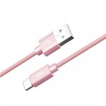 Verus Type-C Cable 3.0 - плетен USB-C кабел за мобилни устройства с USB-C стандарт (розово злато) 1