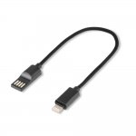 4smarts Basic Capsule Lightning Cable - кабел тип ключодържател за Apple устройства с Lightning конектор (10 см) (черен) 1