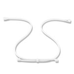 4smarts Necklace - регулируема силиконова каишка за врата за безжични слушалки Apple AirPods (бял) 3