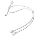 4smarts Necklace - регулируема силиконова каишка за врата за безжични слушалки Apple AirPods (бял) 1