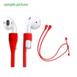 4smarts Necklace - регулируема силиконова каишка за врата за безжични слушалки Apple AirPods (черен) 2