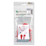 4smarts Necklace -  регулируема силиконова каишка за врата за безжични слушалки Apple AirPods (червен) 4