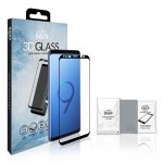 Eiger 3D Glass Case Friendly Curved Tempered Glass - калено стъклено защитно покритие с извити ръбове за целия дисплея на Samsung Galaxy S9 Plus (черен-прозрачен) 7