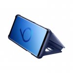 Samsung Clear View Stand Cover EF-ZG965CLEGWW - оригинален кейс с поставка, през който виждате информация от дисплея за Samsung Galaxy S9 Plus (син) 3