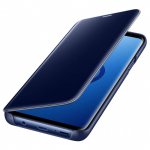 Samsung Clear View Stand Cover EF-ZG965CLEGWW - оригинален кейс с поставка, през който виждате информация от дисплея за Samsung Galaxy S9 Plus (син) 2