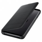 Samsung LED View Cover EF-NG960PBEGWW - оригинален кожен калъф през който виждате информация от дисплея за Samsung Galaxy S9 (черен) 2