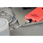 PlusUs LifeStar Handcrafted Lightning Cable - ръчно изработен сертифициран Lightning кабел за iPhone, iPad и iPod (1м.) (черен-бял) 4