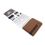 STM Ridge Laptop Sleeve - дизайнерски качествен калъф за MacBook Pro Retina 13 и преносими компютри до 13 инча (кафяв) 3