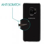Skech Crystal Case - силиконов TPU калъф за Samsung Galaxy S9 (прозрачен) 5