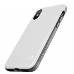 Patchworks Level ITG Case - хибриден удароустойчив TPU калъф за iPhone XS, iPhone X (бял) 4