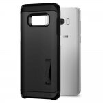 Spigen Tough Armor Case - хибриден кейс с най-висока степен на защита за Samsung Galaxy S8 (черен) 3