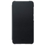 Huawei Flip Cover - оригинален кожен калъф за Huawei Honor 6C Pro (черен) 1