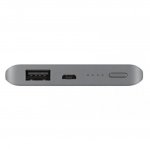 Samsung Universal Battery Pack EB-P3020CS 5000mAh - външна батерия с MicroUSB кабел и USB-C адаптер за мобилни устройства (тъмносив)  2