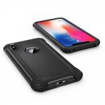 Spigen Rugged Armor Extra - термополиуретанов кейс с най-висока степен на защита за iPhone XS, iPhone X (черен-мат) 2
