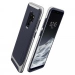 Spigen Neo Hybrid Case - хибриден кейс с висока степен на защита за Samsung Galaxy S9 Plus (син-сребрист)  2