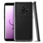 Verus High Pro Shield Case - висок клас хибриден удароустойчив кейс за Samsung Galaxy S9 (тъмносив) 1