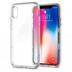 Spigen Neo Hybrid Case Crystal - хибриден кейс с висока степен на защита за iPhone X (прозрачен-сребрист) 1