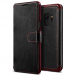 Verus Dandy Layered Case - кожен калъф, тип портфейл за Samsung Galaxy S9 (черен) 2