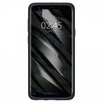 Spigen Liquid Crystal Case - тънък качествен термополиуретанов кейс за Samsung Galaxy S9 Plus (черен-мат)  3