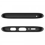 Spigen Liquid Air Case - тънък качествен термополиуретанов кейс за Samsung Galaxy S9 (черен-мат)  6