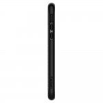 Spigen Liquid Air Case - тънък качествен термополиуретанов кейс за iPhone XS, iPhone X (черен-мат)  4