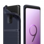 Verus Single Fit Case - хибриден удароустойчив кейс за Samsung Galxy S9 Plus (тъмносин) 1