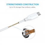 Anker Powerline Micro USB Cable 0.90m - бърз и издръжлив кабел за зареждане на устройства Micro USB (0.9 м) (бял) 1