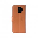 JT Berlin LeatherBook Kreuzberg Case - хоризонтален кожен (естествена кожа) калъф тип портфейл за Samsung Galaxy S9 (кафяв) 3