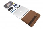 STM Ridge Laptop Sleeve - дизайнерски качествен калъф за MacBook Air 11 и преносими компютри до 11 инча (кафяв) 2