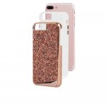 CaseMate Brilliance Case - кейс с висока защита и кристали за iPhone 8 Plus, iPhone 7 Plus, iPhone 6S Plus, iPhone 6 Plus (розово злато) 3