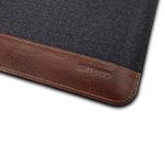 Maroo Woodland Sleeve 11 - кожен калъф за Microsoft Surface 3 и други преносими компютри до 11 инча (кафяв-сив) 2