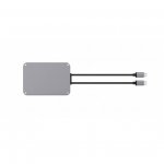 LMP USB-C Display Dock 4K 10-Port - мултифункционален хъб за свързване на допълнителна периферия за компютри с USB-C (тъмносив) 2