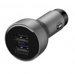 Huawei Super Dual-USB Car Charger AP38 - зарядно за кола с 2xUSB изхода и USB-C кабел 2