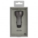 Huawei Super Dual-USB Car Charger AP38 - зарядно за кола с 2xUSB изхода и USB-C кабел 1