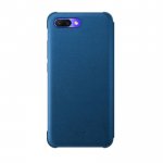 Huawei Smart View Cover - оригинален кожен калъф за Huawei Honor 10 (син) 2