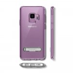 Spigen Ultra Hybrid Case S - хибриден кейс с висока степен на защита и поставка за Samsung Galaxy S9 (прозрачен) 5